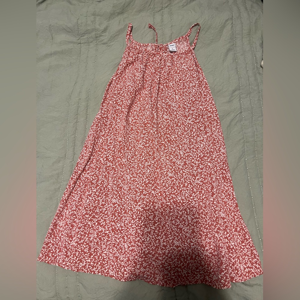 Pink and White Patterned Top